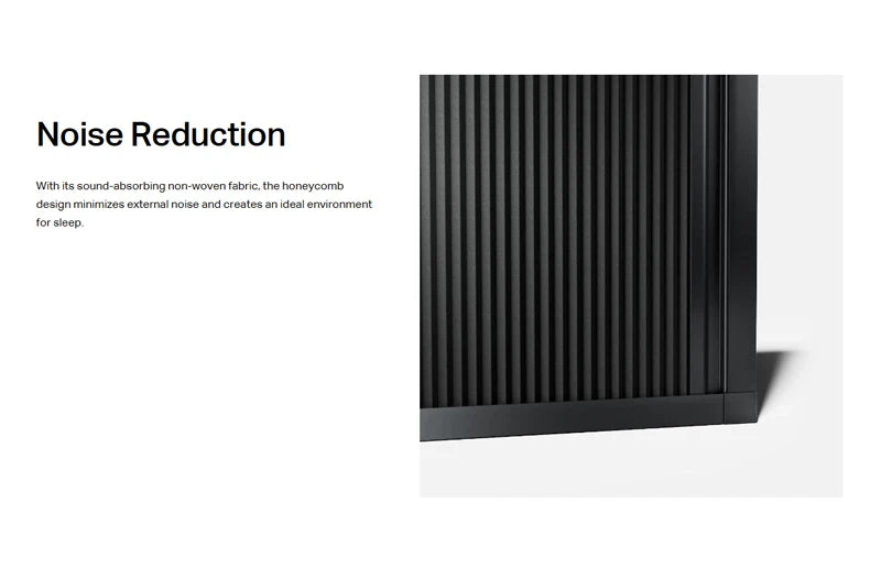 Pitch Black Blackout Honeycomb Shades
